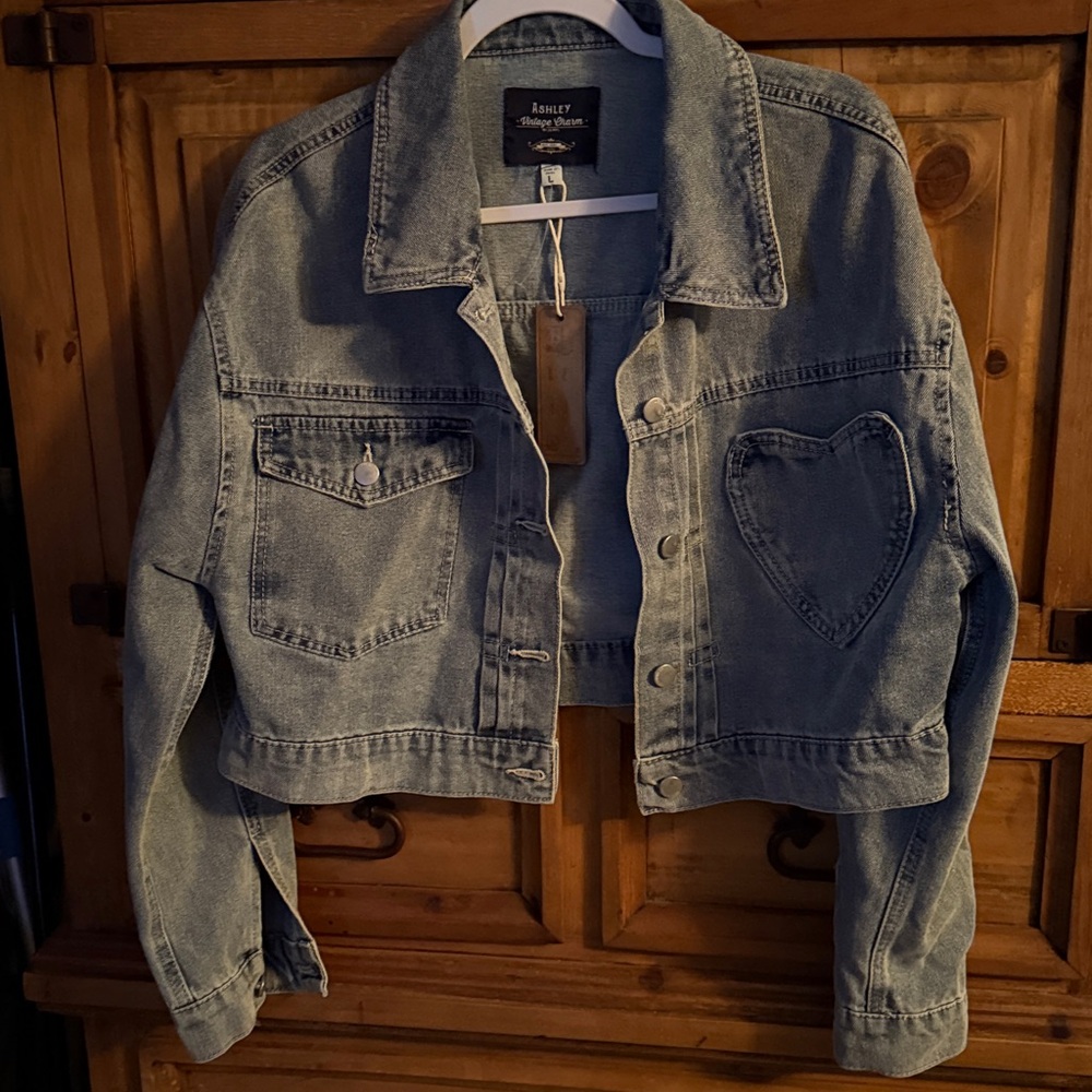Ashley Vintage Charm Denim Jacket (NWT)